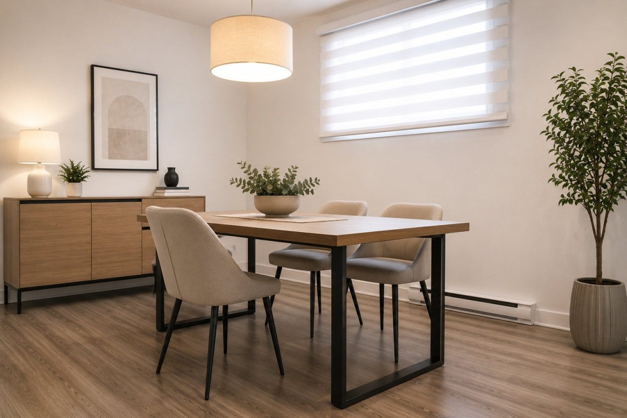 Salle à manger — 1058, Rue de la Famille-Dubreuil, A, Montréal (Rivière-des-Prairies/Pointe-aux-Trembles), H1A5N6, Montréal (Rivière-des-Prairies/Pointe-aux-Trembles)