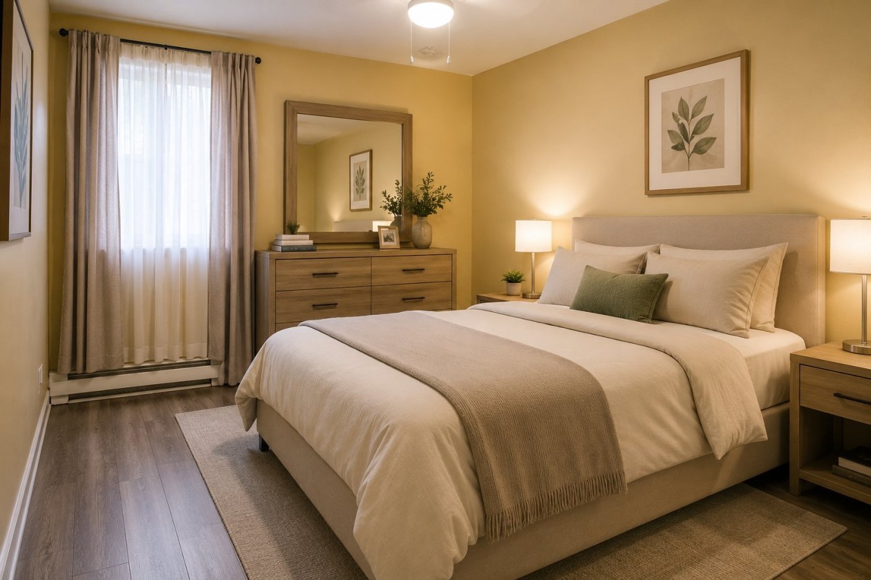 Chambre à coucher principale — 1058, Rue de la Famille-Dubreuil, A, Montréal (Rivière-des-Prairies/Pointe-aux-Trembles), H1A5N6, Montréal (Rivière-des-Prairies/Pointe-aux-Trembles)