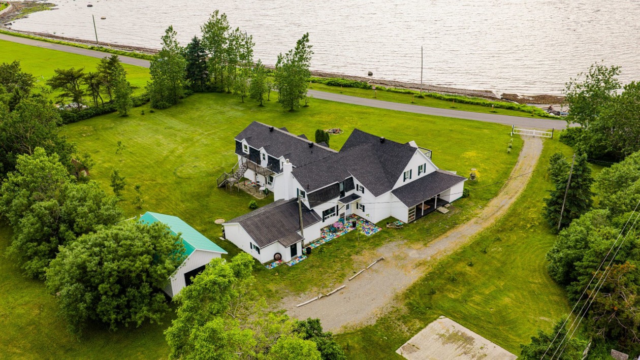 Photo aérienne — 412, Route 132, Grand-Métis, G0J1Z0, Grand-Métis