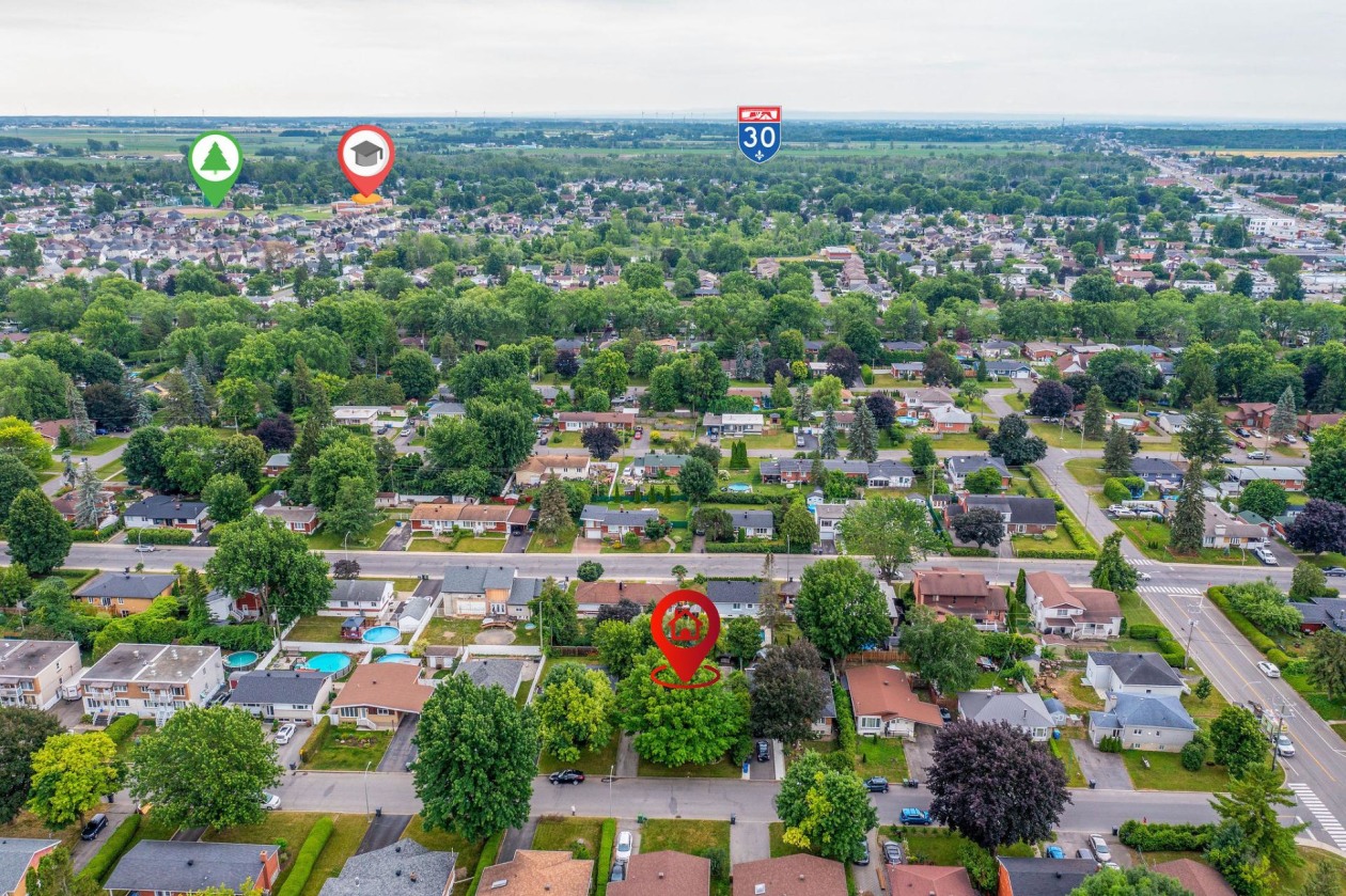 Photo aérienne — 16, Rue Laramée, Châteauguay, J6K1K9, Châteauguay