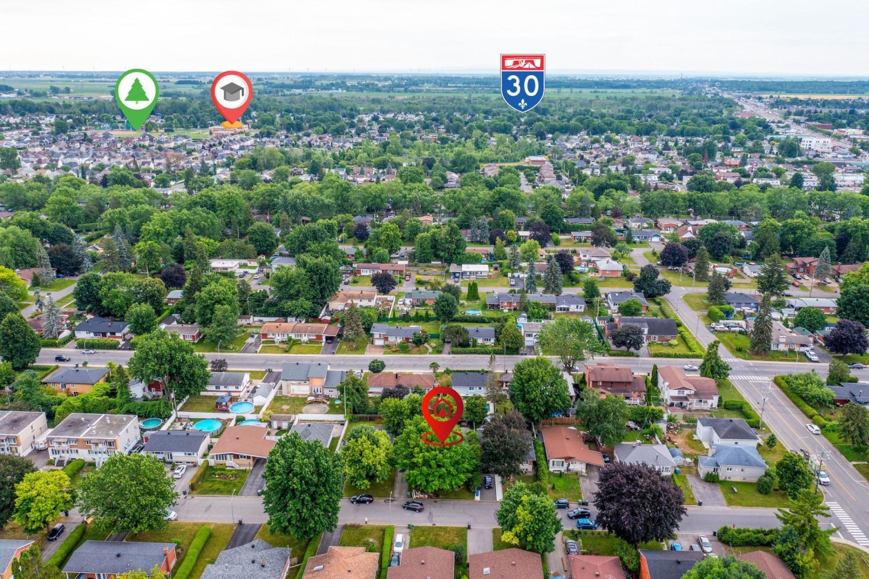 Photo aérienne — 16, Rue Laramée, Châteauguay, J6K1K9, Châteauguay