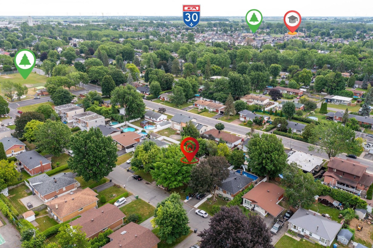 Photo aérienne — 16, Rue Laramée, Châteauguay, J6K1K9, Châteauguay