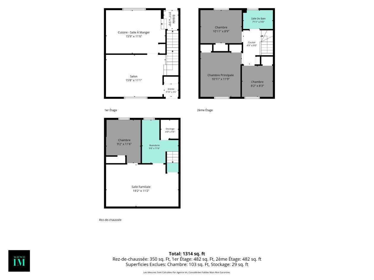 Plan — 335, Rue Colbert, Montréal (Rivière-des-Prairies/Pointe-aux-Trembles), H1A3E3, Montréal (Rivière-des-Prairies/Pointe-aux-Trembles)
