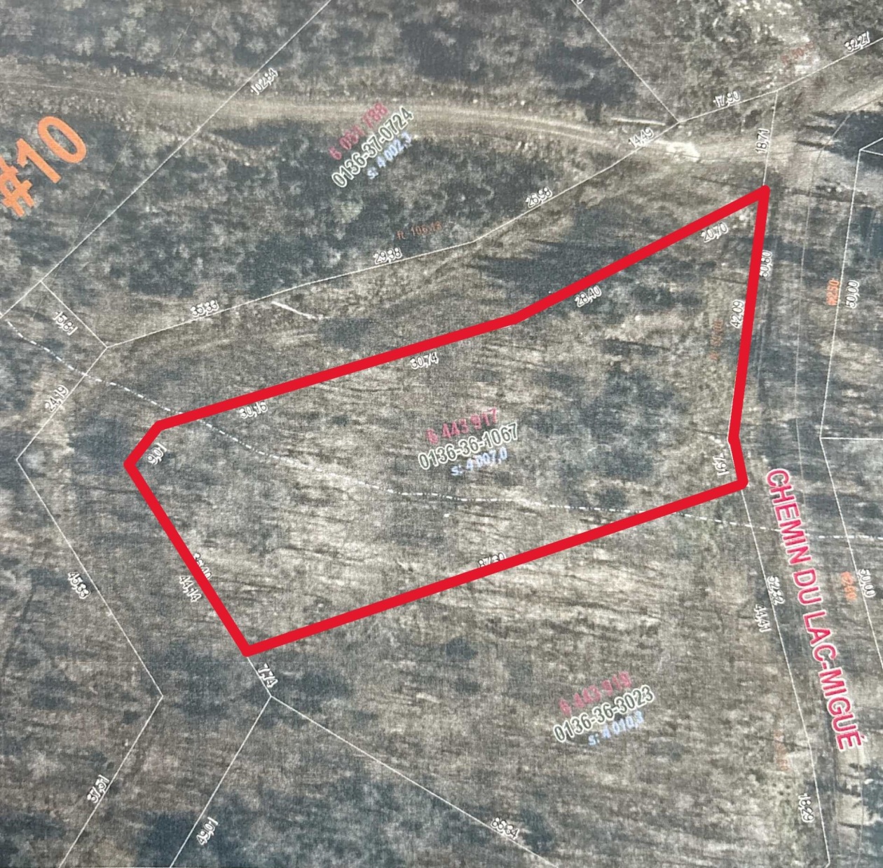 Plan — Ch. du Lac-Migué, Saint-Damien, J0K2E0, Saint-Damien