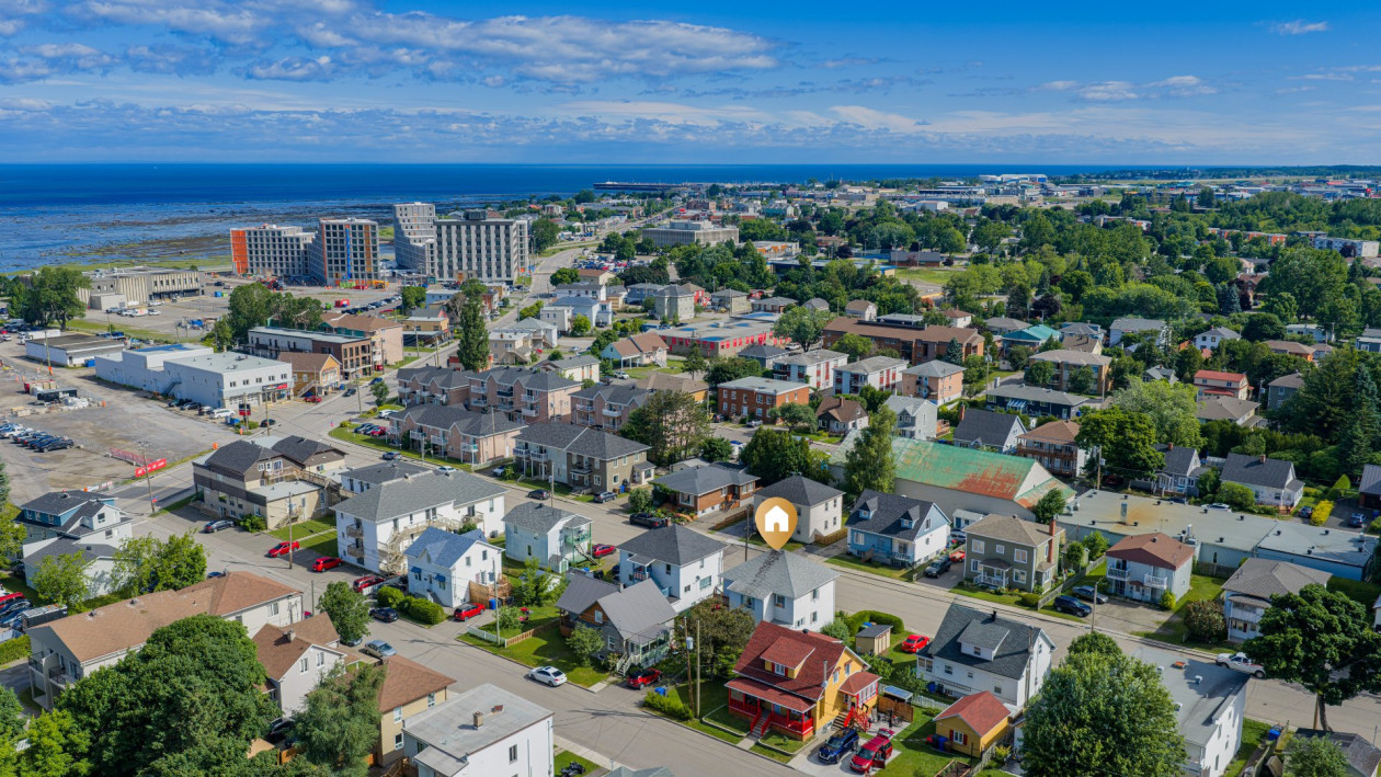 Photo aérienne — 173 - 175, Rue Blais, Rimouski, G5L2Z5, Rimouski