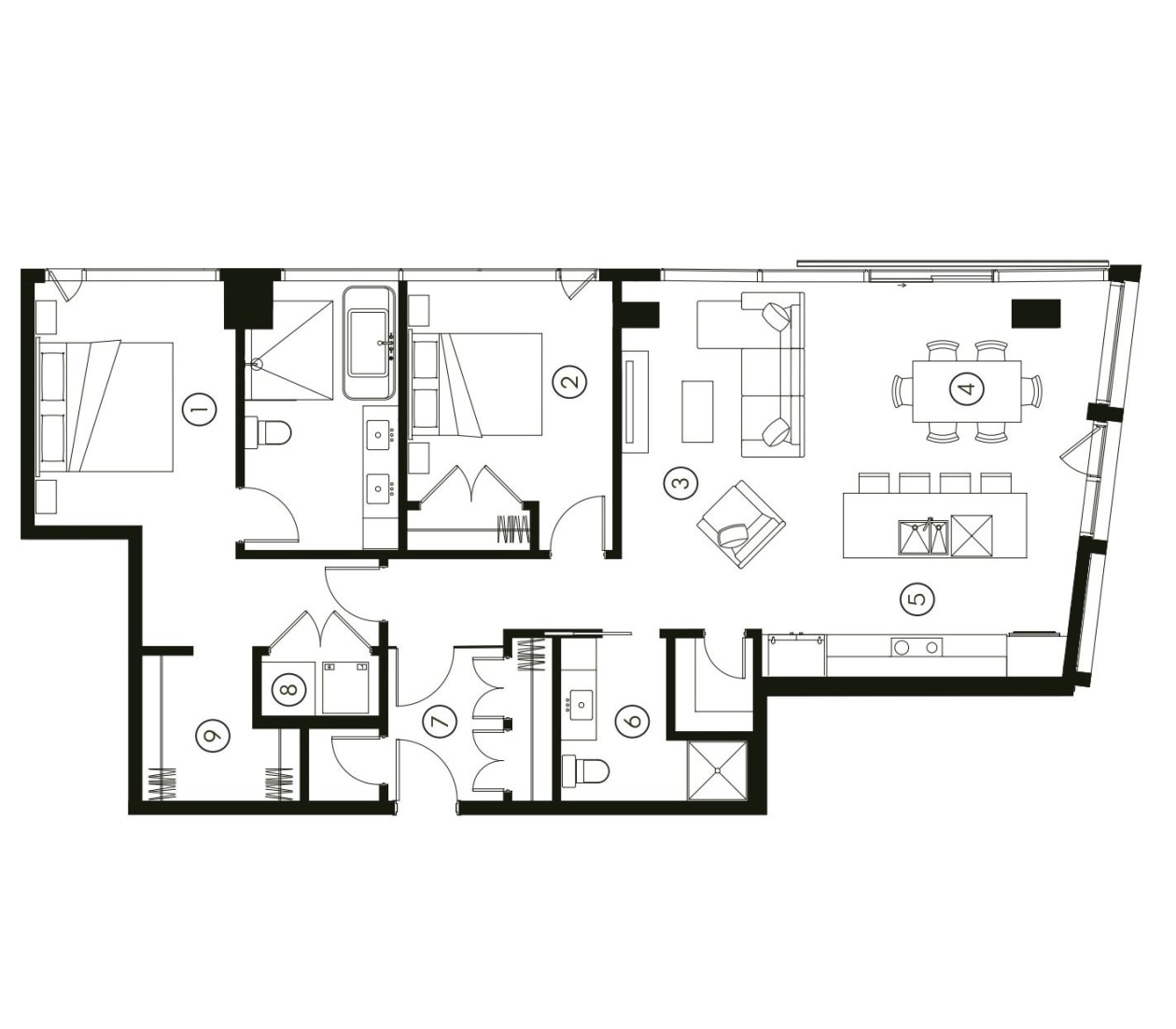 Plan — 1300, Av. de Germain-des-Prés, 2102, Québec (Sainte-Foy/Sillery/Cap-Rouge), G1V0E2, Québec (Sainte-Foy/Sillery/Cap-Rouge)