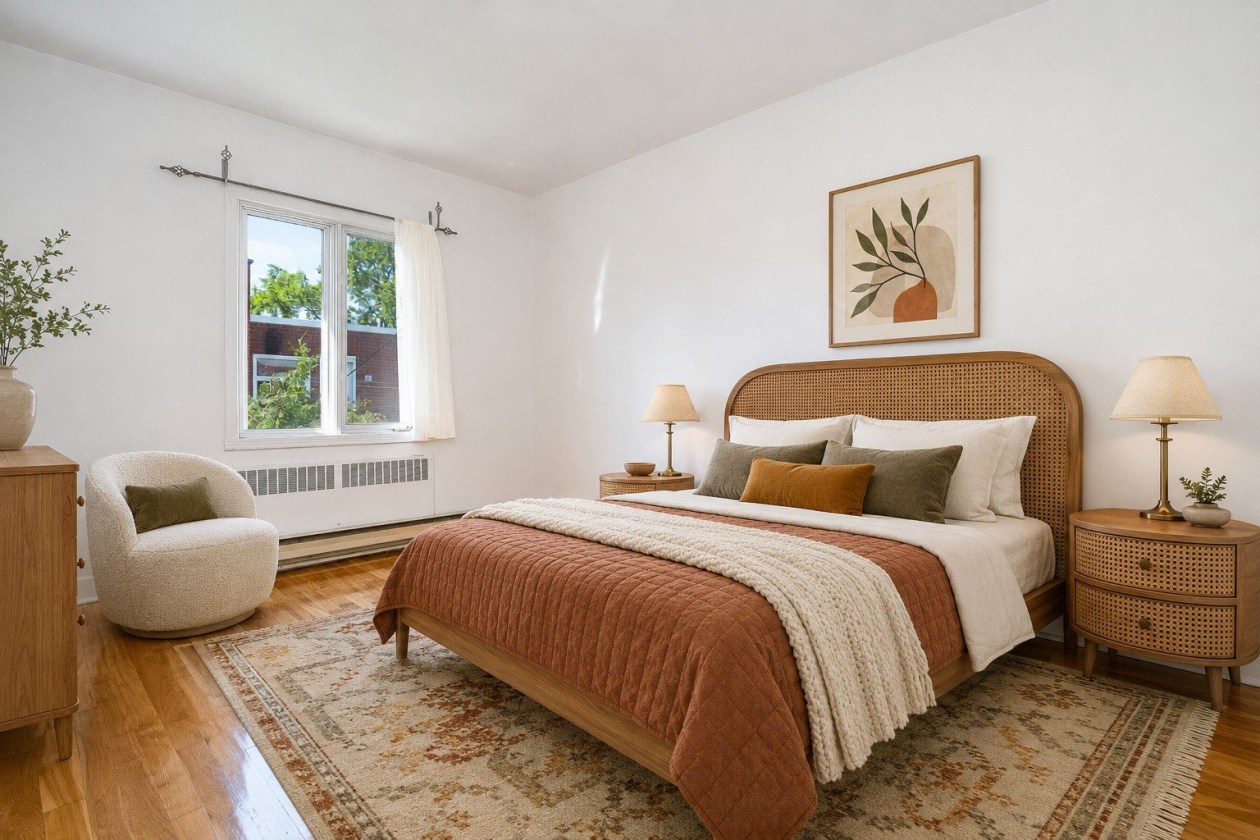Chambre à coucher — 1300 - 1302, Rue Couvrette, Montréal (Saint-Laurent), H4L4T5, Montréal (Saint-Laurent)