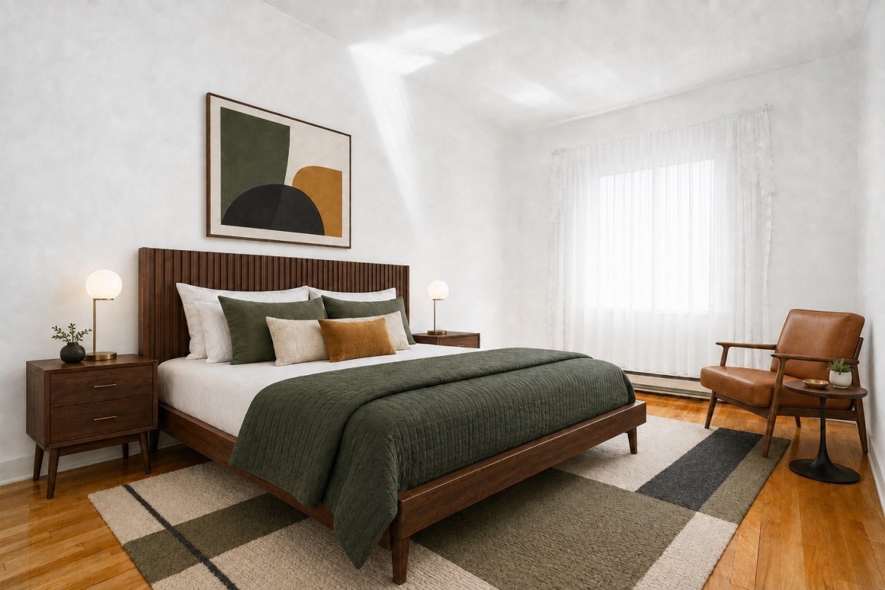 Chambre à coucher — 1300 - 1302, Rue Couvrette, Montréal (Saint-Laurent), H4L4T5, Montréal (Saint-Laurent)