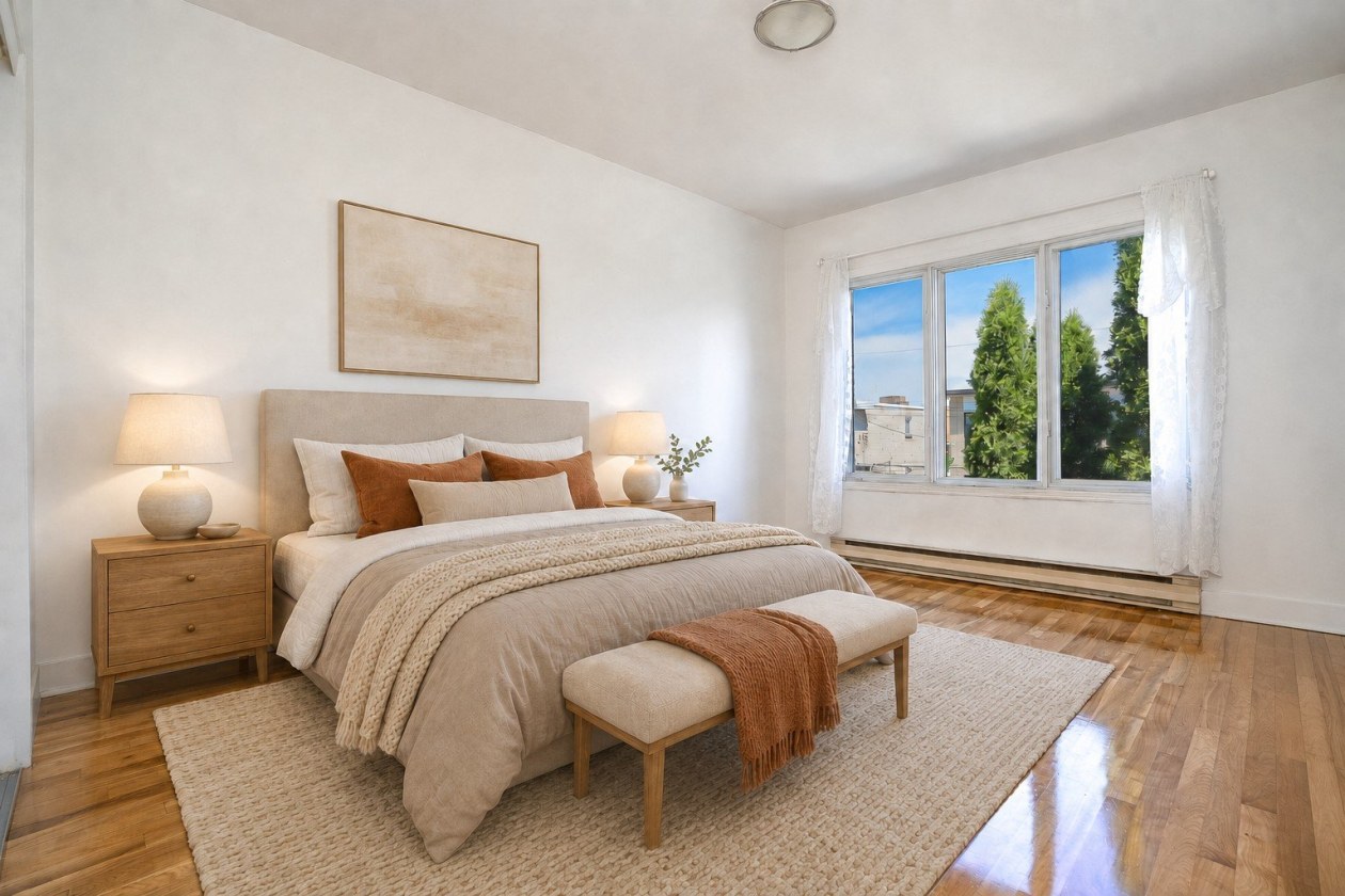 Chambre à coucher principale — 1300 - 1302, Rue Couvrette, Montréal (Saint-Laurent), H4L4T5, Montréal (Saint-Laurent)
