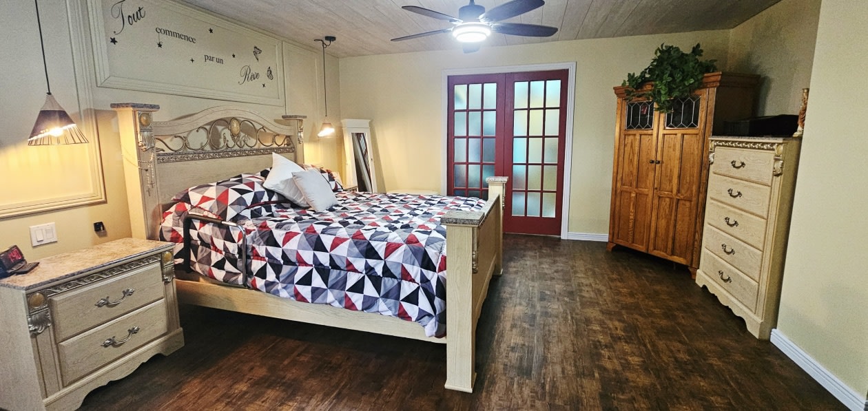 Chambre à coucher principale — 363 Rte Des 6E-Et-7E Rangs, Desmeloizes, J0Z 1V0, Desmeloizes