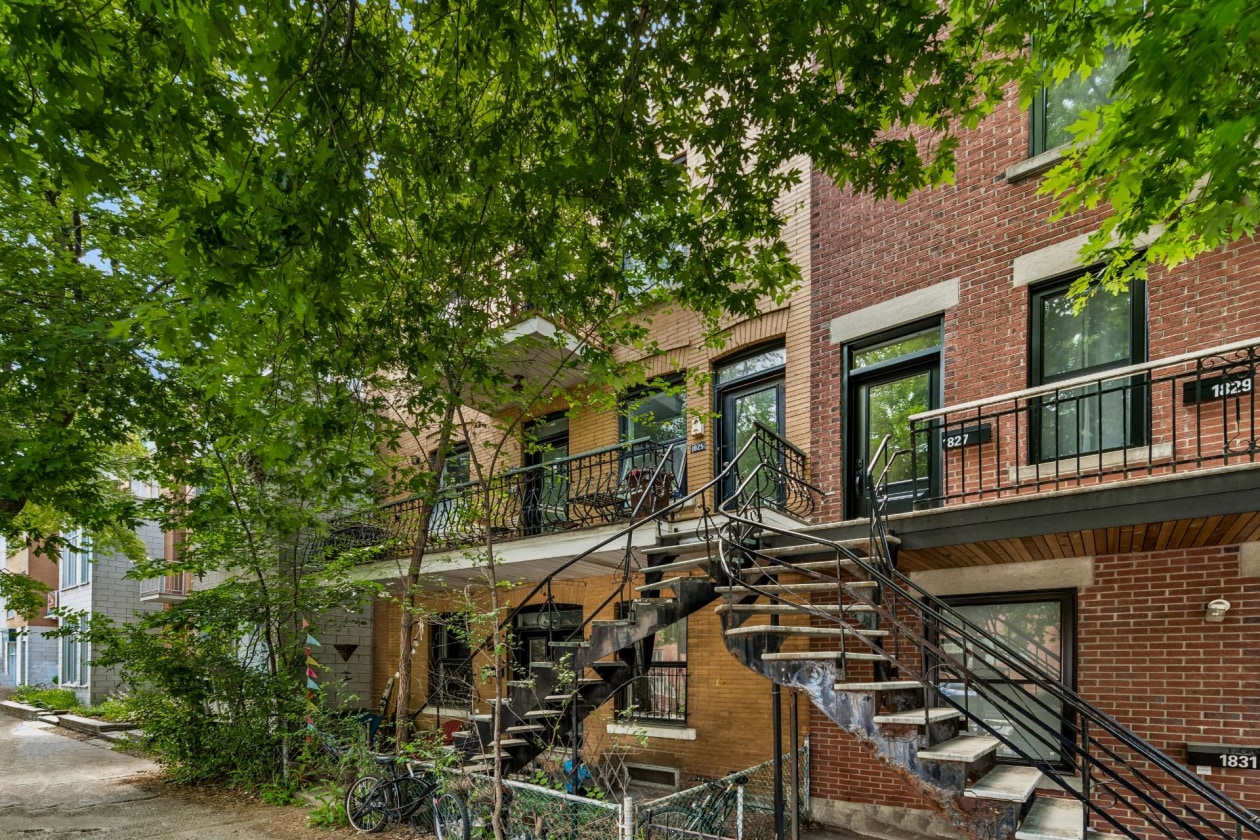 Escalier — 1821 - 1825, Rue Marie-Anne E., Montréal (Le Plateau-Mont-Royal), H2H1M2, Montréal (Le Plateau-Mont-Royal)