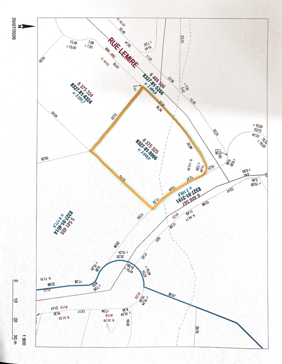 Plan — Rue Lemire, Saint-Côme, J0K2B0, Saint-Côme