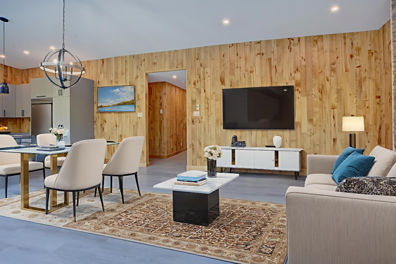 Salon — 130, Ch. des Aigles, Saint-Michel-des-Saints, J0K3B0, Saint-Michel-des-Saints