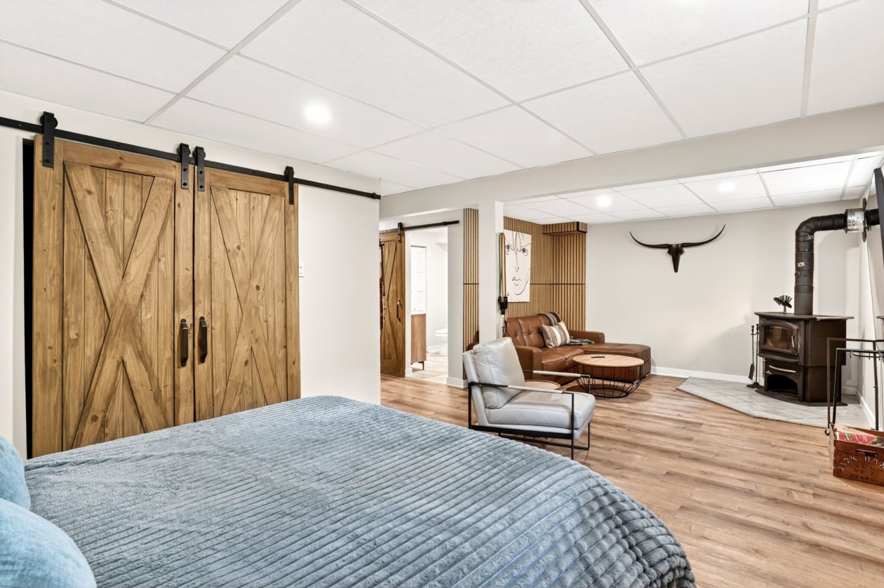 Chambre à coucher principale — 112, Rue du Quartier, Sainte-Sophie, J5J0P6, Sainte-Sophie