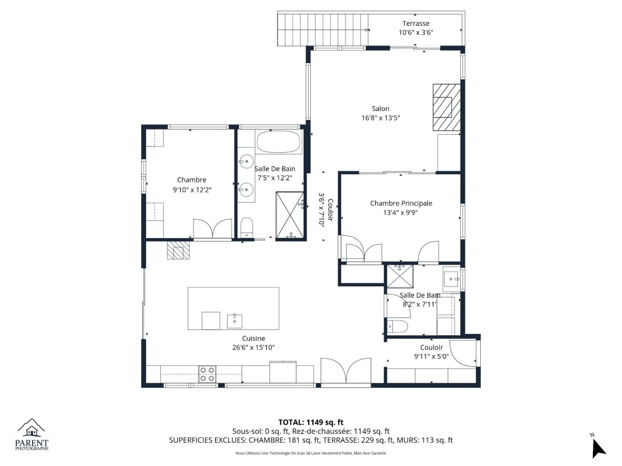 Plan — 117, Route du Lac-Rond S., Montcalm, J0T2V0, Montcalm