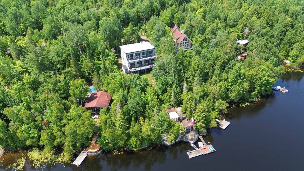 Photo aérienne — 5610, Ch. du Lac-Héroux, Saint-Boniface, G0X2L0, Saint-Boniface