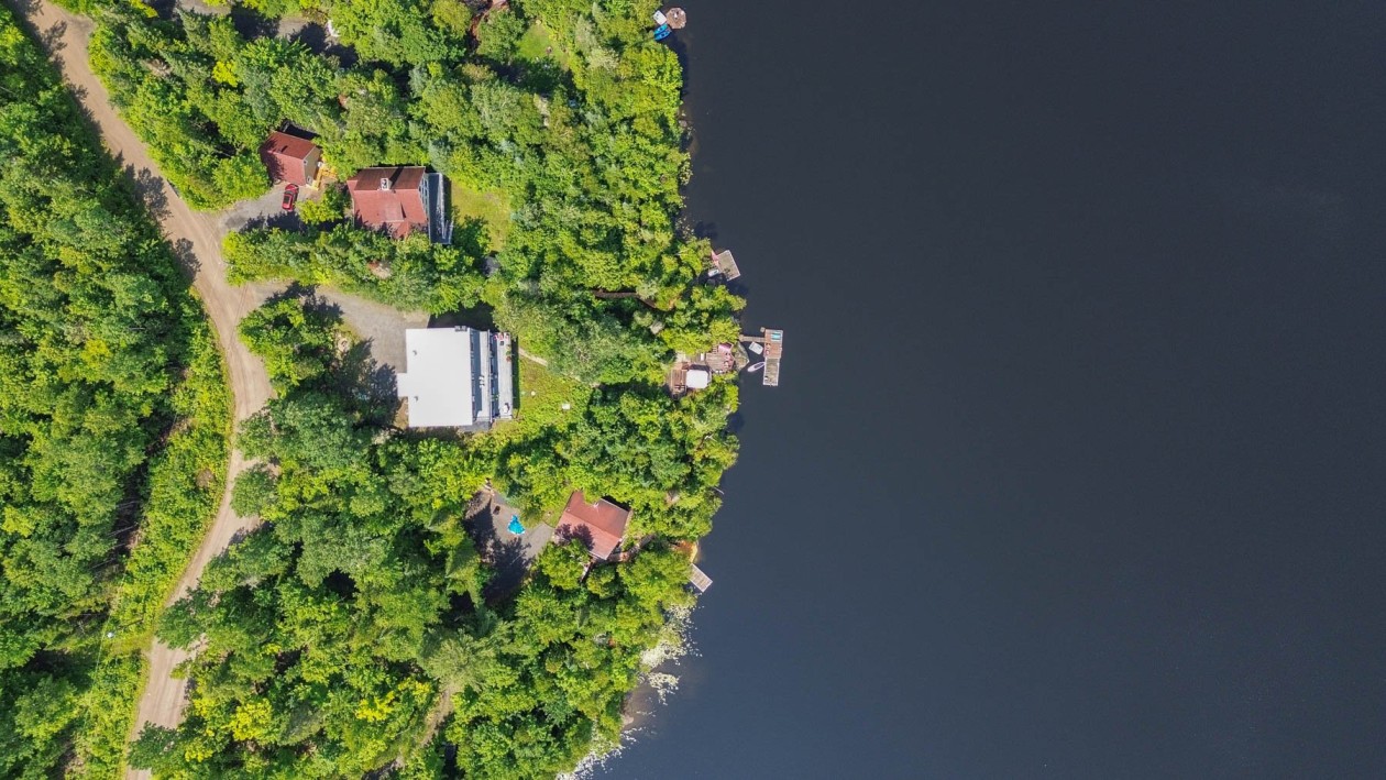 Photo aérienne — 5610, Ch. du Lac-Héroux, Saint-Boniface, G0X2L0, Saint-Boniface