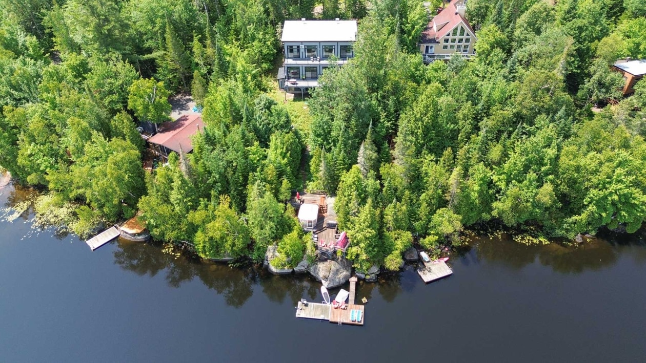 Photo aérienne — 5610, Ch. du Lac-Héroux, Saint-Boniface, G0X2L0, Saint-Boniface