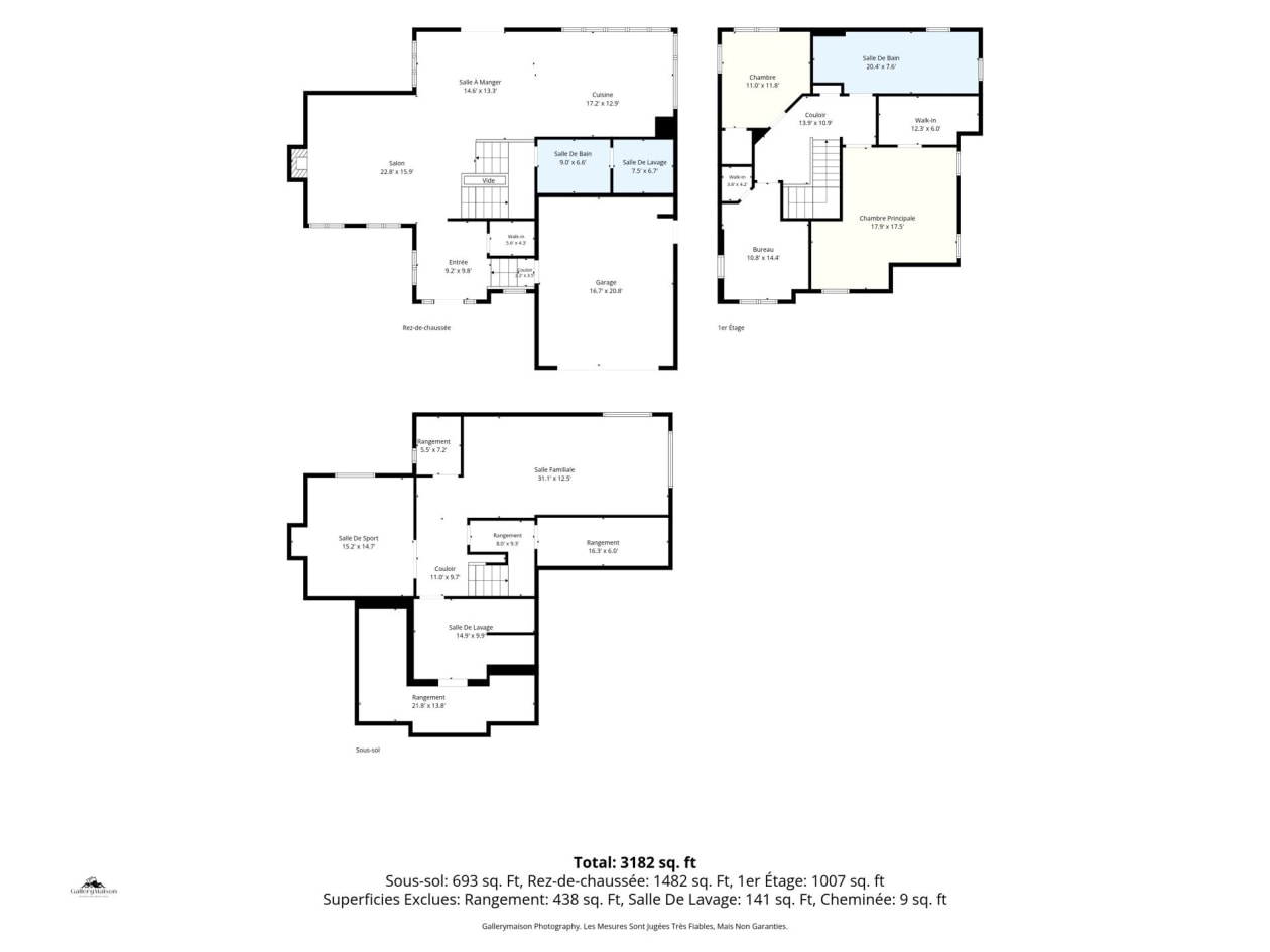 Plan — 580, Av. des Grands-Prés, Terrebonne (Lachenaie), J6V0B2, Terrebonne (Lachenaie)