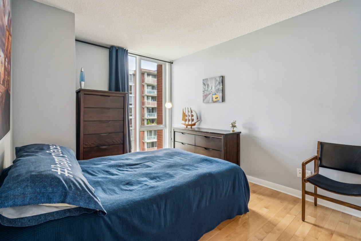 Chambre à coucher — 4720, Rue Jean-Talon E., 706, Montréal (Saint-Léonard), H1S0B1, Montréal (Saint-Léonard)