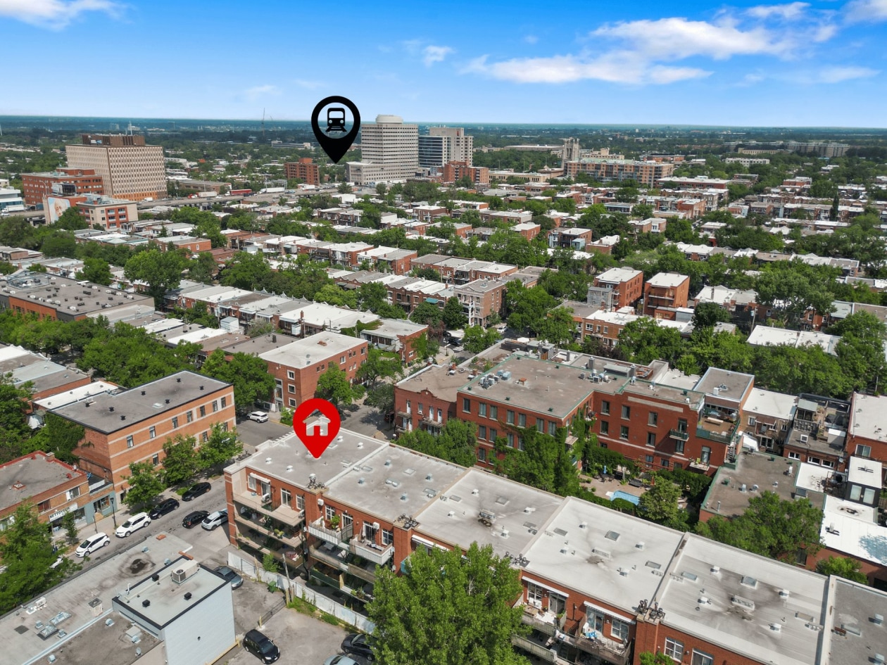Photo aérienne — 8490, Rue St-Dominique, Montréal (Villeray/Saint-Michel/Parc-Extension), H2P2L5, Montréal (Villeray/Saint-Michel/Parc-Extension)