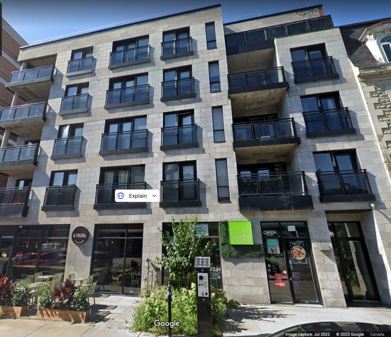 Entrée extérieure — 3456, Av. du Parc, 208, Montréal (Le Plateau-Mont-Royal), H2X2H7, Montréal (Le Plateau-Mont-Royal)