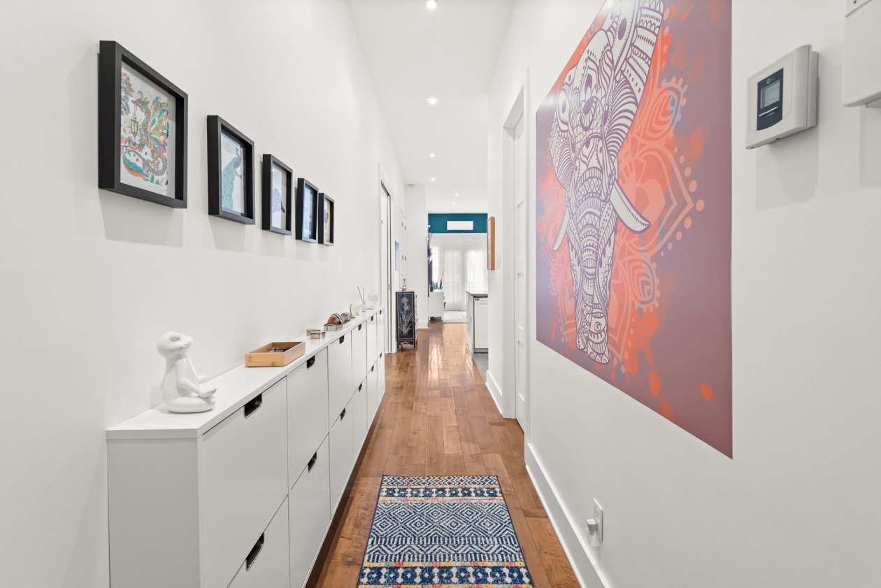Hall d'entrée — 1647, Rue Fleury E., 4, Montréal (Ahuntsic-Cartierville), H2C1S9, Montréal (Ahuntsic-Cartierville)