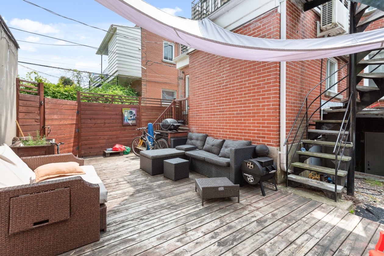 Terrasse — 5969 - 5971, 12e Avenue, Montréal (Rosemont/La Petite-Patrie), H1X3A3, Montréal (Rosemont/La Petite-Patrie)