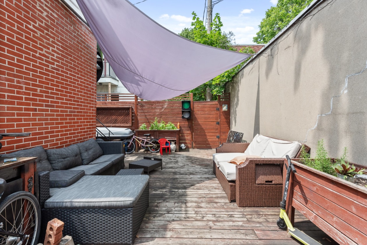 Terrasse — 5969 - 5971, 12e Avenue, Montréal (Rosemont/La Petite-Patrie), H1X3A3, Montréal (Rosemont/La Petite-Patrie)