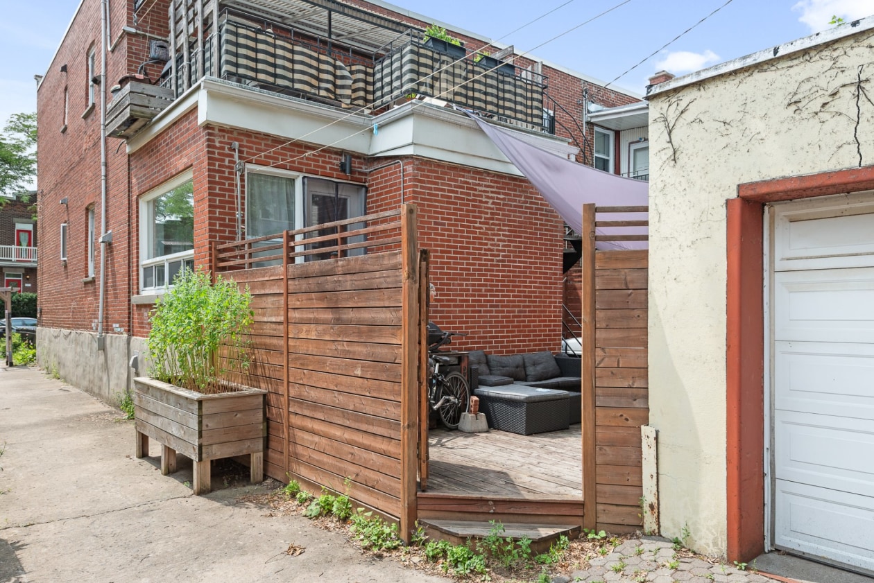 Face arrière — 5969 - 5971, 12e Avenue, Montréal (Rosemont/La Petite-Patrie), H1X3A3, Montréal (Rosemont/La Petite-Patrie)