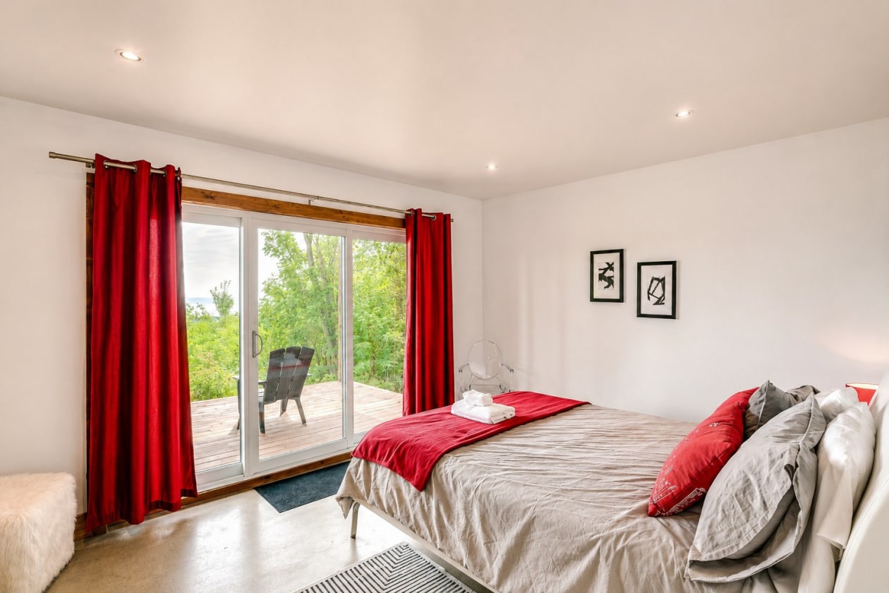 Chambre à coucher principale — 58, Rue de la Corniche, Les Éboulements, G3Z3B6, Les Éboulements