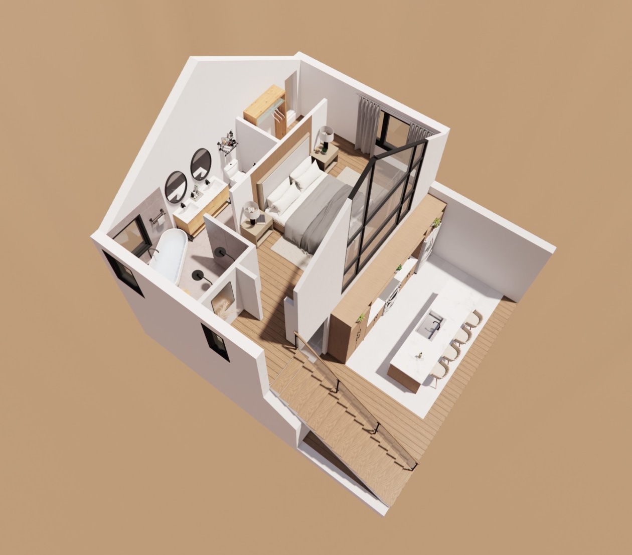 Vue d'ensemble — 7435 - 7435A, Ch. Beaulieu, Saint-Damien, J0K2E0, Saint-Damien