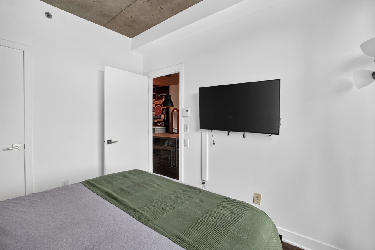 Chambre à coucher principale — 3100, Rue Rachel E., 426, Montréal (Rosemont/La Petite-Patrie), H1W0B5, Montréal (Rosemont/La Petite-Patrie)