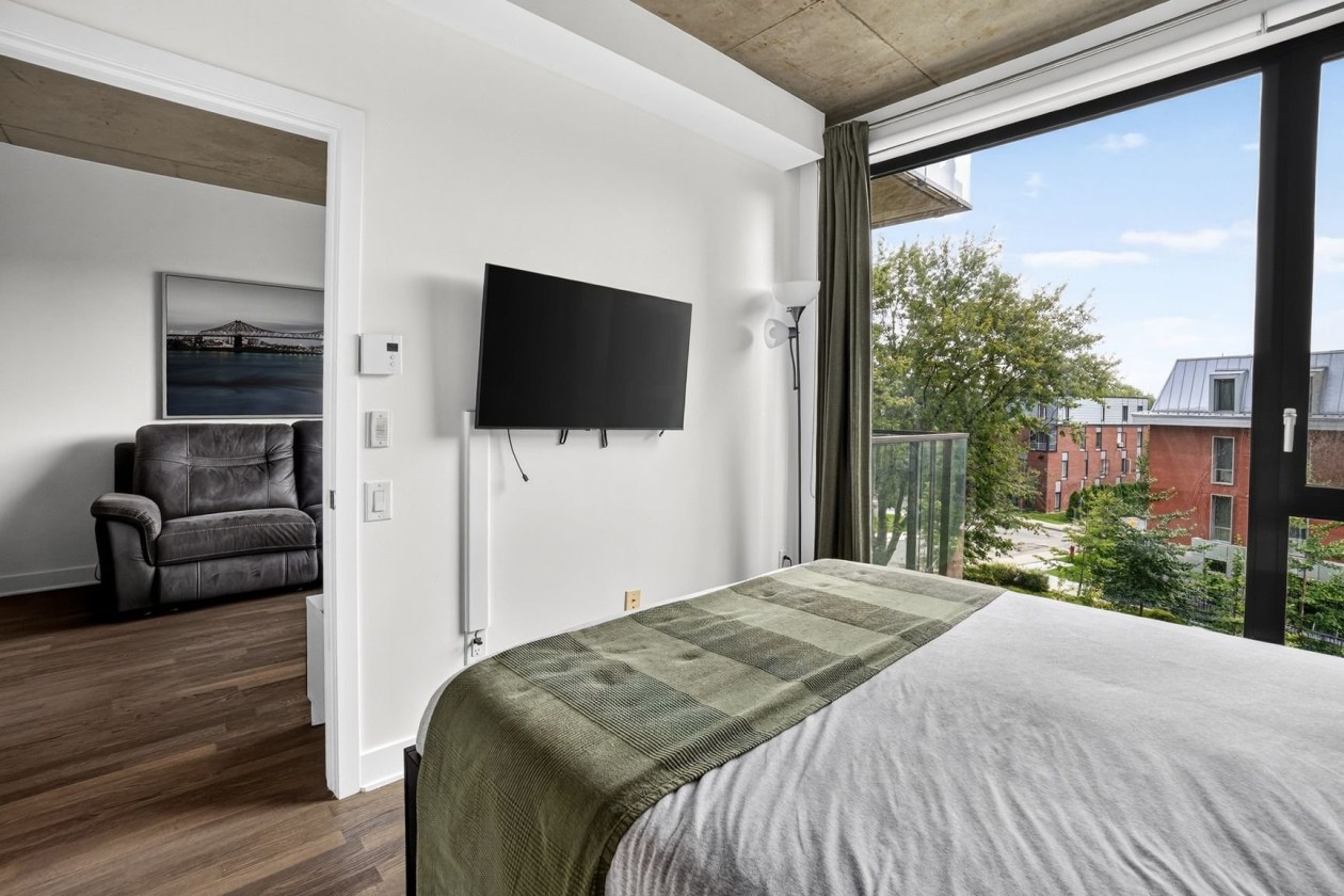 Chambre à coucher principale — 3100, Rue Rachel E., 426, Montréal (Rosemont/La Petite-Patrie), H1W0B5, Montréal (Rosemont/La Petite-Patrie)