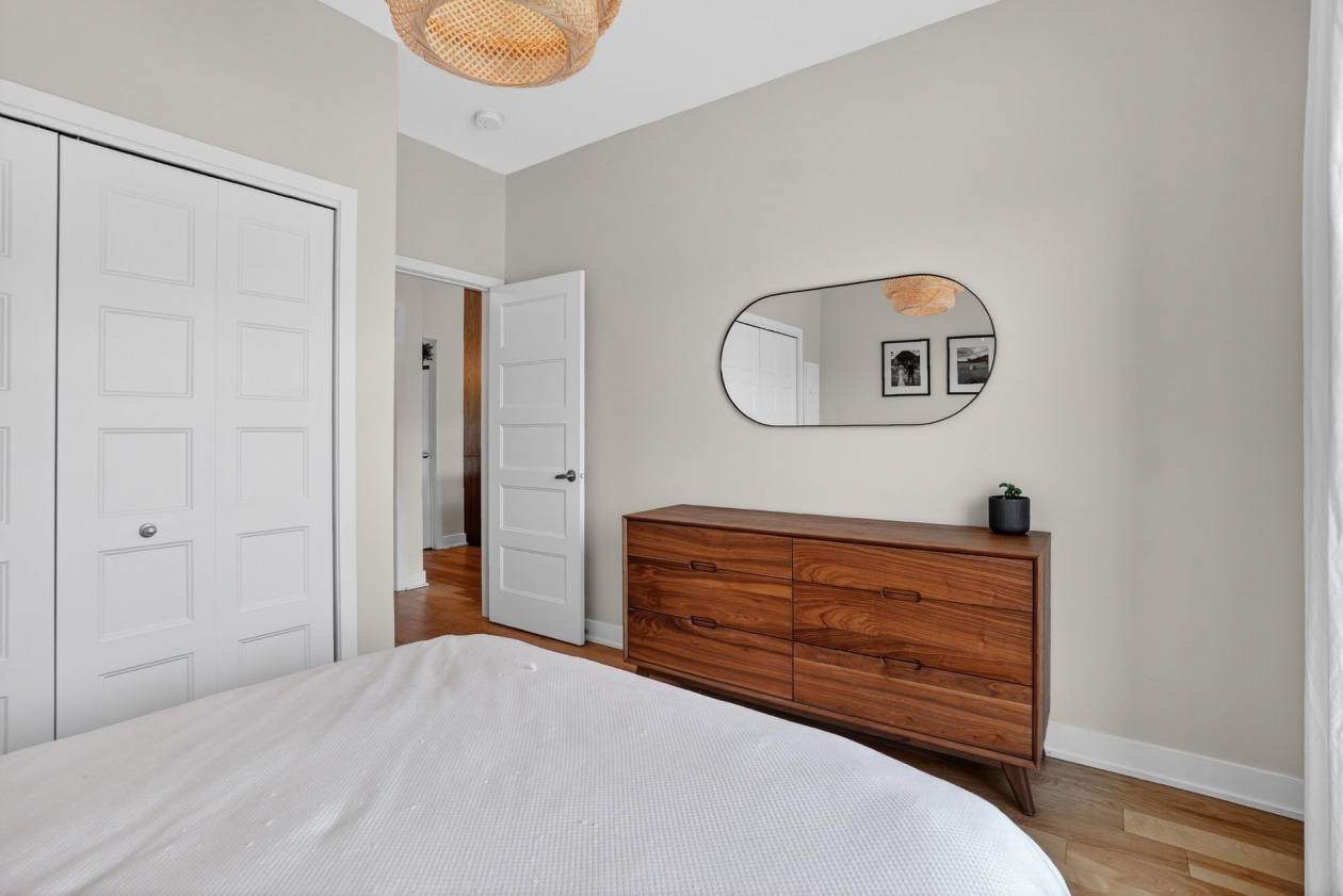 Chambre à coucher principale — 3430, Rue Masson, 201, Montréal (Rosemont/La Petite-Patrie), H1X1R7, Montréal (Rosemont/La Petite-Patrie)