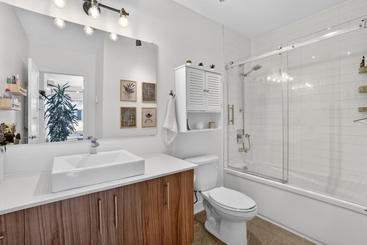 Salle de bains — 3430, Rue Masson, 201, Montréal (Rosemont/La Petite-Patrie), H1X1R7, Montréal (Rosemont/La Petite-Patrie)