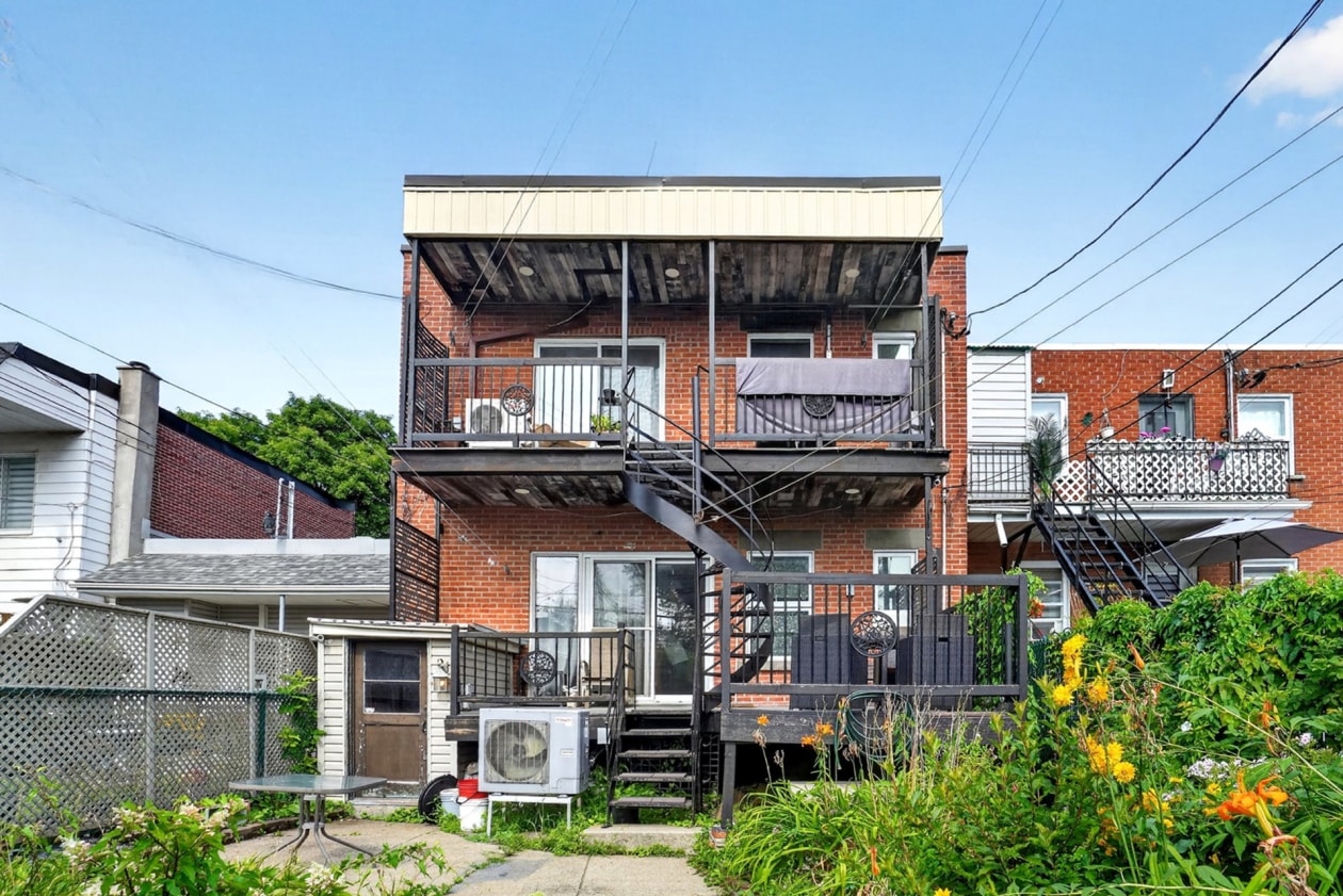 Face arrière — 8742 - 8744, Rue Tellier, Montréal (Mercier/Hochelaga-Maisonneuve), H1L3B2, Montréal (Mercier/Hochelaga-Maisonneuve)