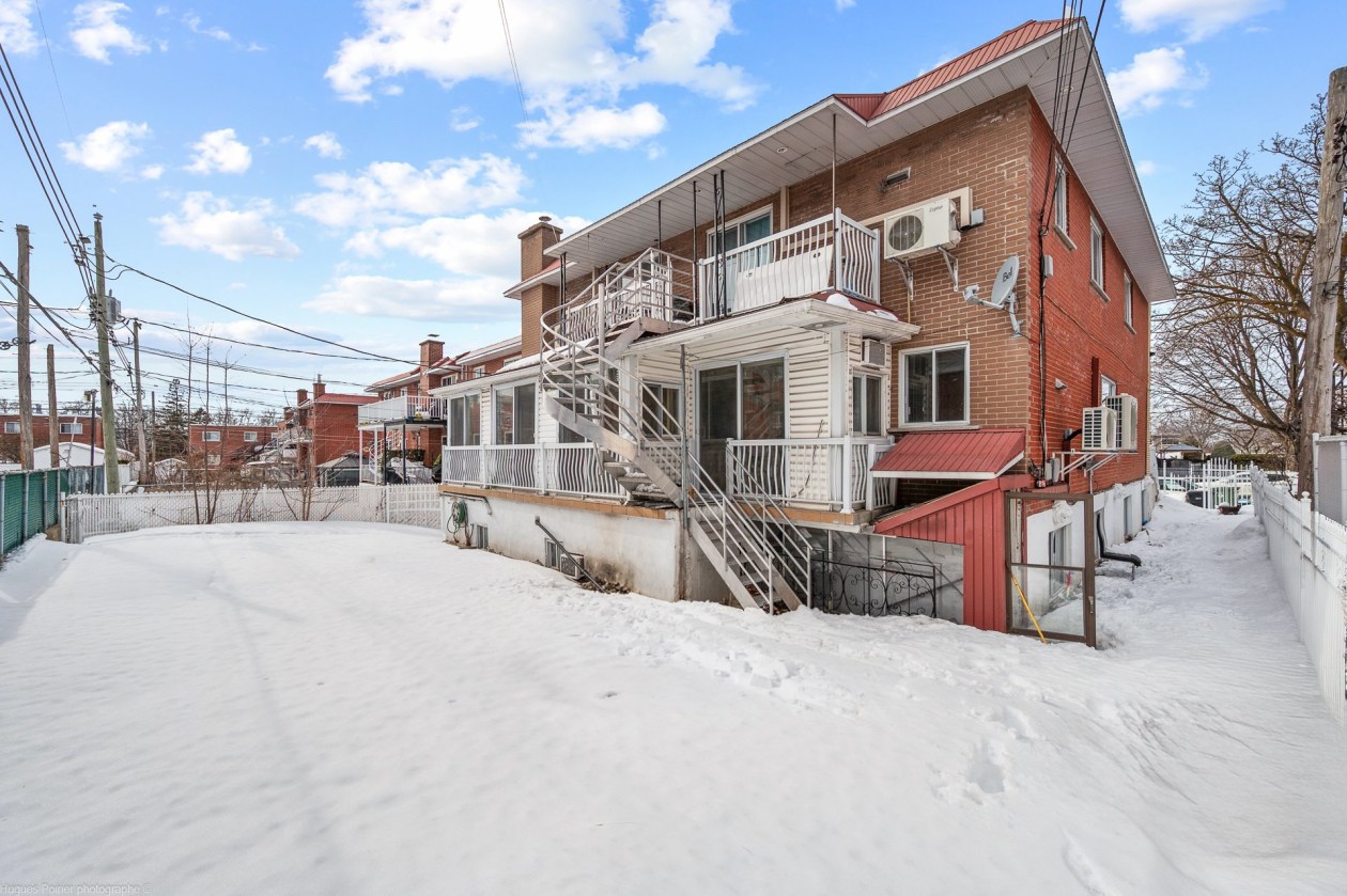 Face arrière — 5860 - 5866, Rue Crevier, Montréal (Montréal-Nord), H1G2C8, Montréal (Montréal-Nord)
