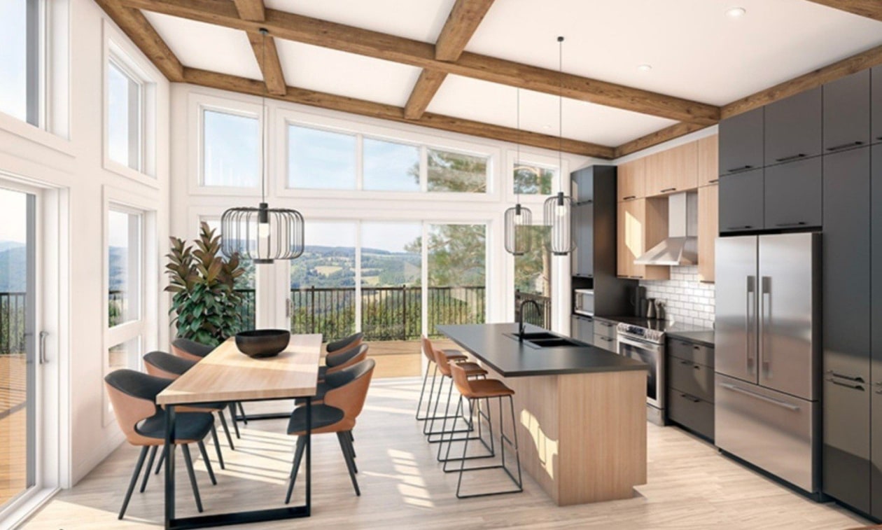 Salle à manger — 301 Ch. du Quartier-du-Cerf, Saint-Côme