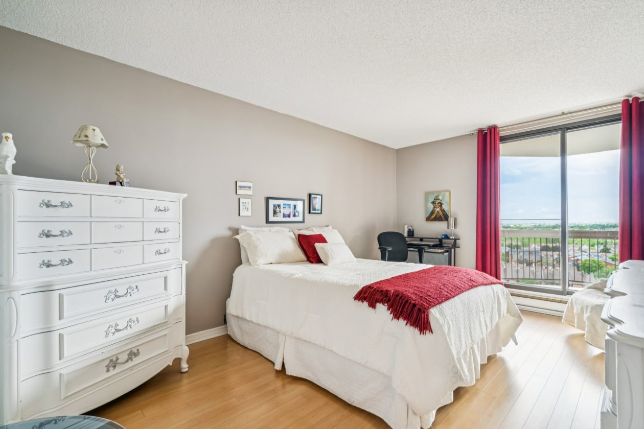 Chambre à coucher principale — 6900, Boul. Gouin E., 1407, Montréal (Montréal-Nord), H1G6L9, Montréal (Montréal-Nord)