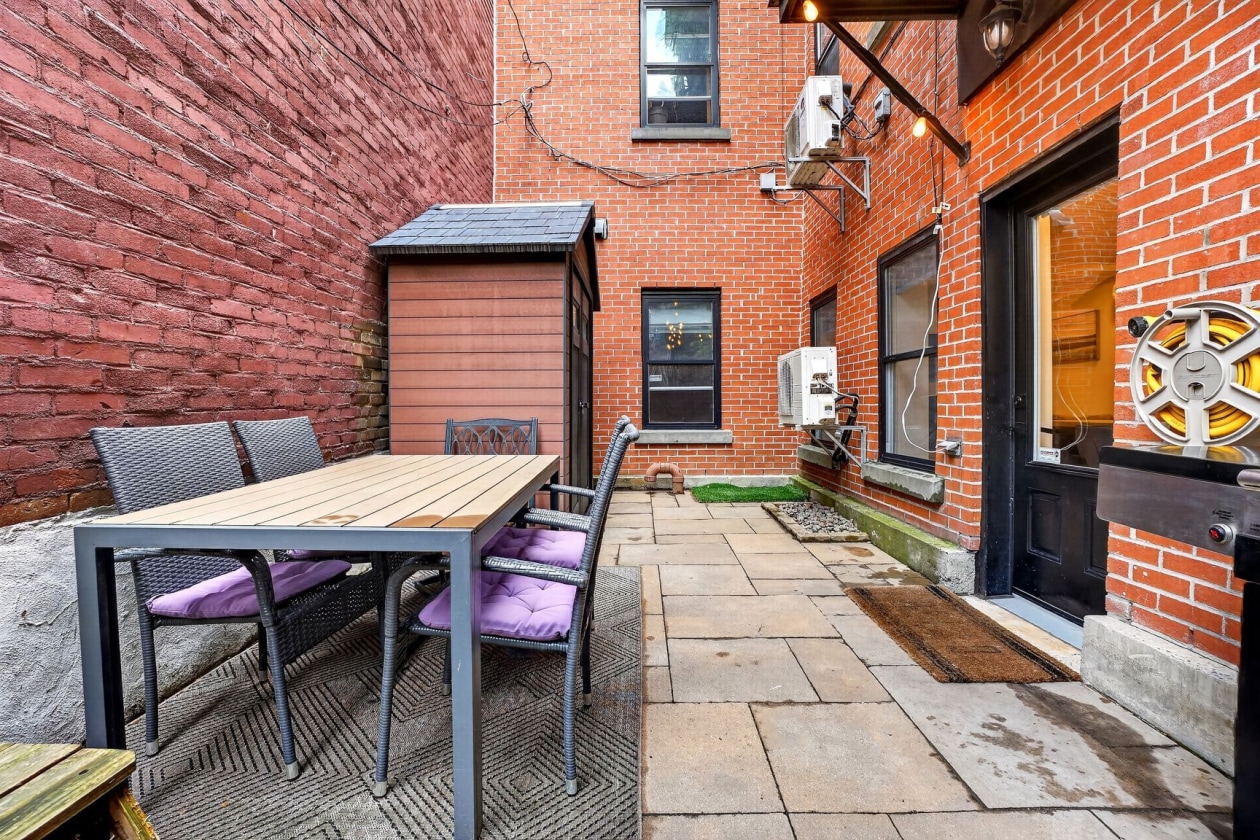 Cour — 4452, Rue D'Iberville, Montréal (Le Plateau-Mont-Royal), H2H2L8, Montréal (Le Plateau-Mont-Royal)