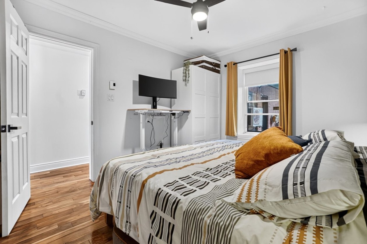 Chambre à coucher principale — 4452, Rue D'Iberville, Montréal (Le Plateau-Mont-Royal), H2H2L8, Montréal (Le Plateau-Mont-Royal)