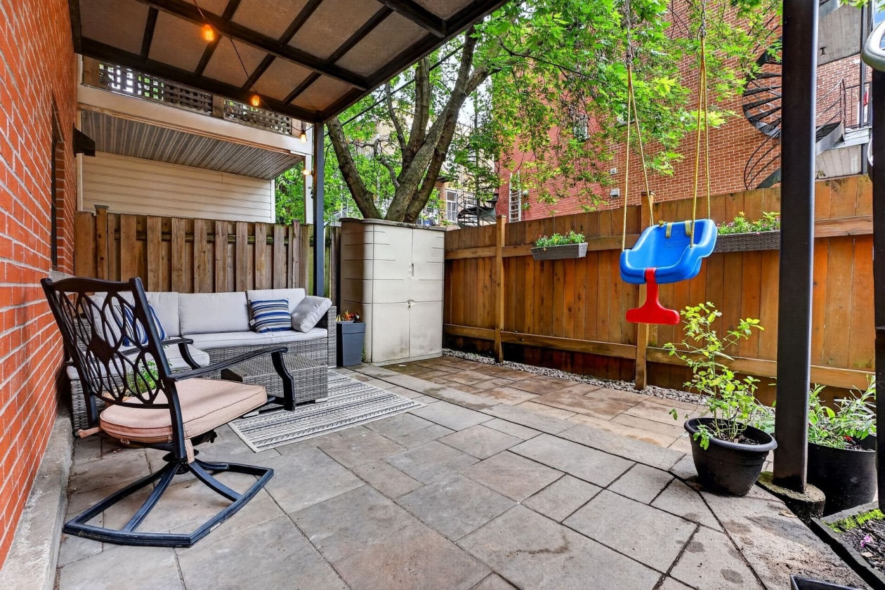 Cour — 4452, Rue D'Iberville, Montréal (Le Plateau-Mont-Royal), H2H2L8, Montréal (Le Plateau-Mont-Royal)