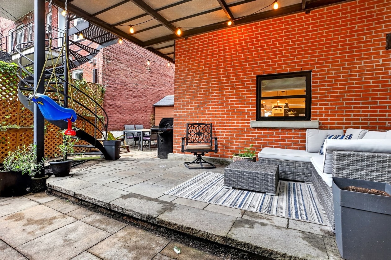 Cour — 4452, Rue D'Iberville, Montréal (Le Plateau-Mont-Royal), H2H2L8, Montréal (Le Plateau-Mont-Royal)