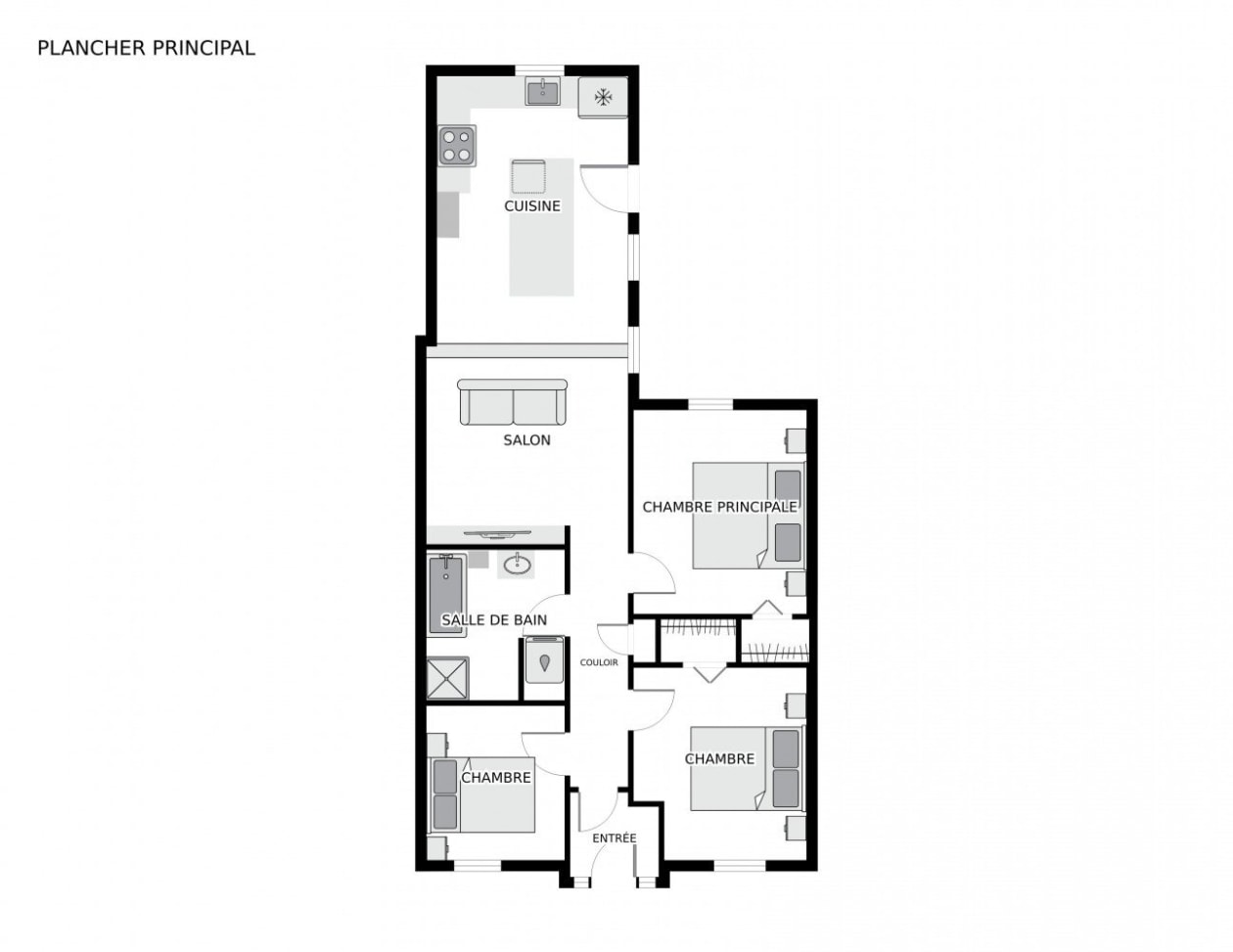 Plan — 4452, Rue D'Iberville, Montréal (Le Plateau-Mont-Royal), H2H2L8, Montréal (Le Plateau-Mont-Royal)