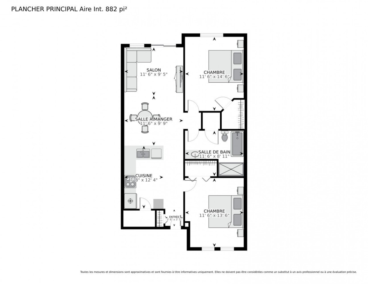 Plan — 5666, Rue De Normanville, 102, Montréal (Rosemont/La Petite-Patrie), H2S2B2, Montréal (Rosemont/La Petite-Patrie)