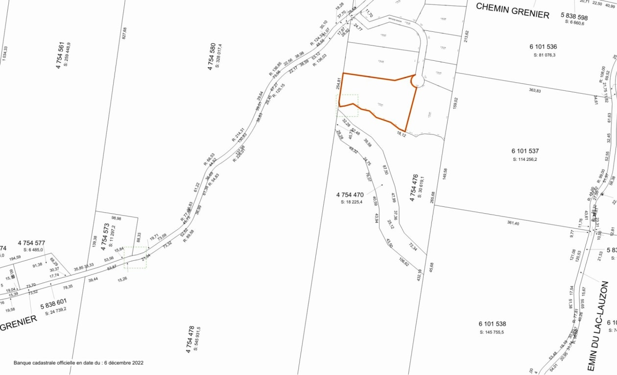 Terrain — Imp. Biagia, Lac-Supérieur