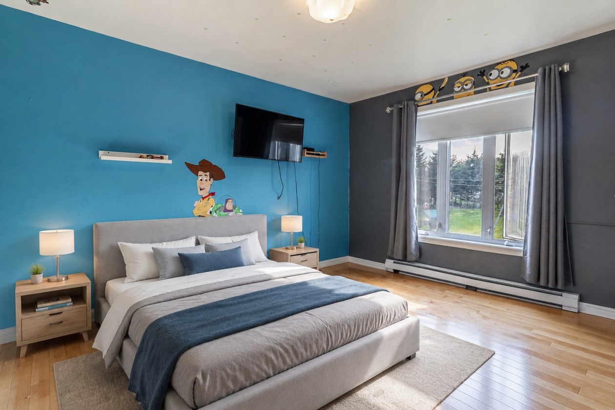 Chambre à coucher principale — 5, Ch. du Lac-Hudon, Saint-Marcellin, G0K1R0, Saint-Marcellin