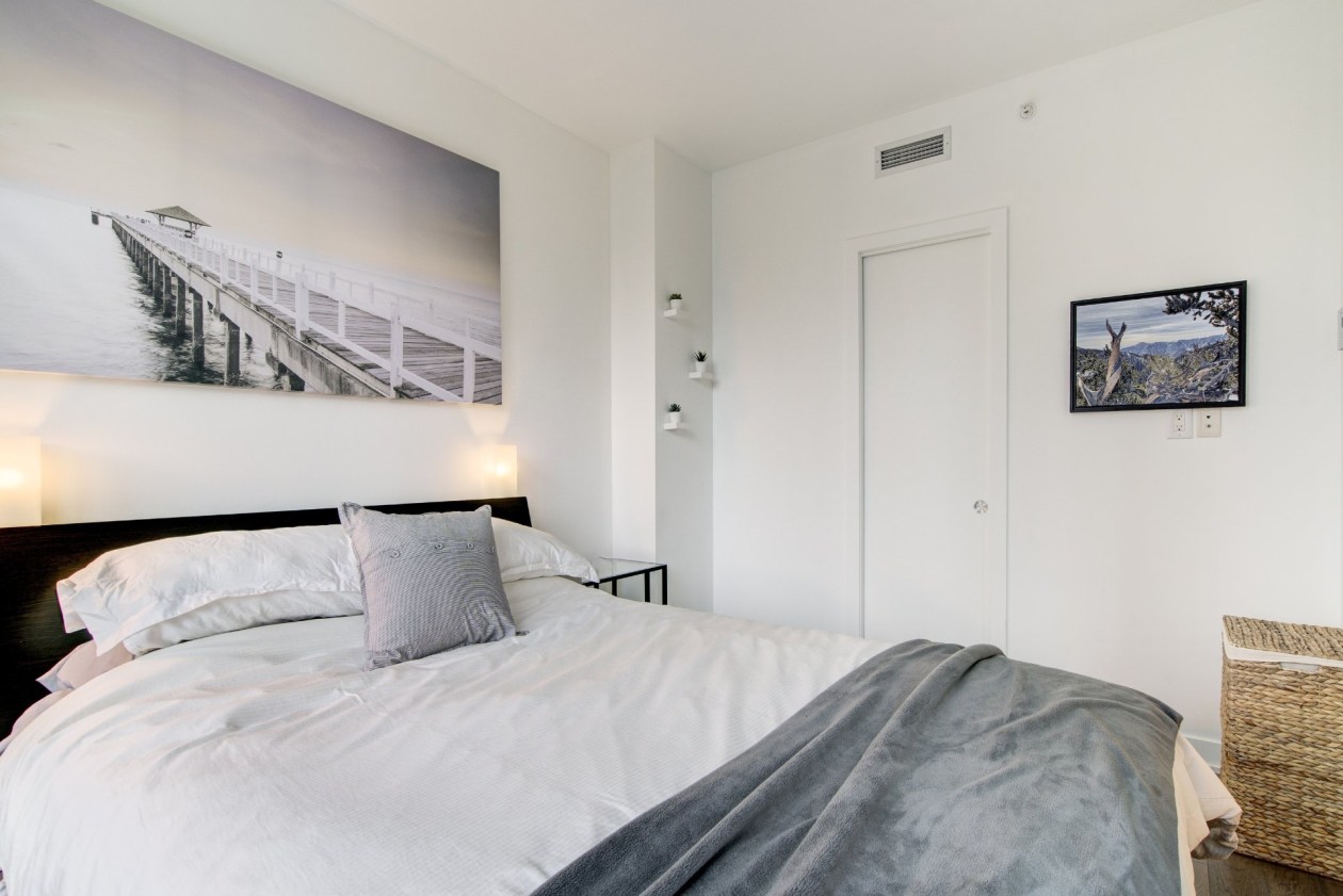Chambre à coucher — 1155, Rue de la Montagne, 1303, Montréal (Ville-Marie), H3G0C7, Montréal (Ville-Marie)