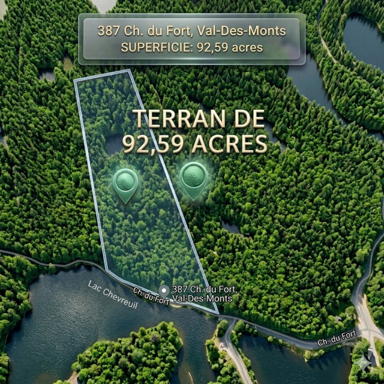 Plan — 387 Ch. du Fort, Val-des-Monts
